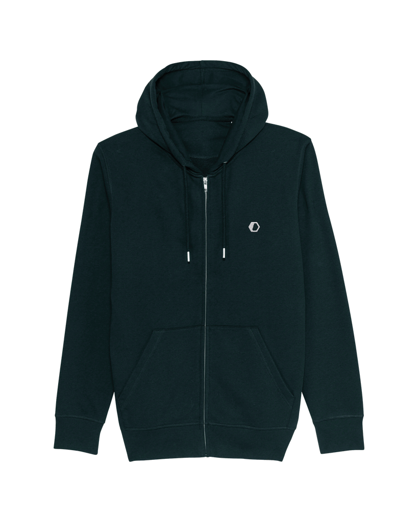 Premium Zipper Hoodie - Black