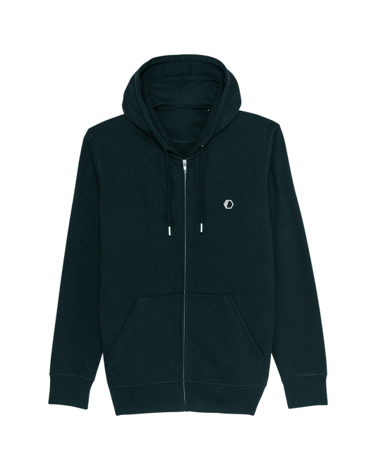 Premium Zipper Hoodie - Black